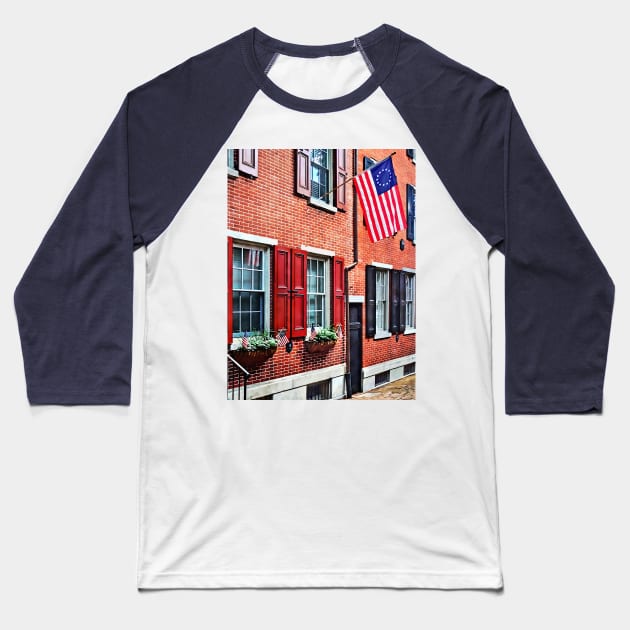 Philadelphia PA - S American St. Baseball T-Shirt by SusanSavad